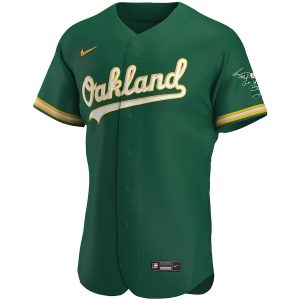 Men’s Oakland Athletics Nike Kelly Green Authentic Team Jersey