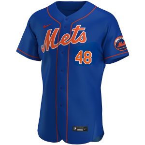 Men’s New York Mets Jacob deGrom Nike Royal Alternate Authentic Player Jersey