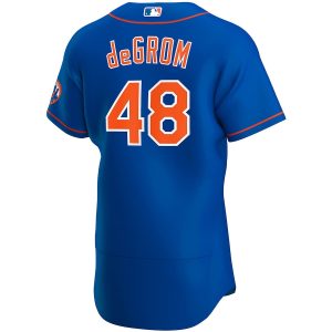 Men’s New York Mets Jacob deGrom Nike Royal Alternate Authentic Player Jersey