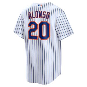 Men’s New York Mets Pete Alonso Nike White Home Replica Player Name Jersey