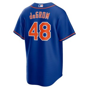 Men’s New York Mets Jacob deGrom Nike Royal Alternate Replica Player Name Jersey