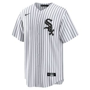 Men’s Chicago White Sox Eloy Jimenez Nike White Home Replica Player Name Jersey