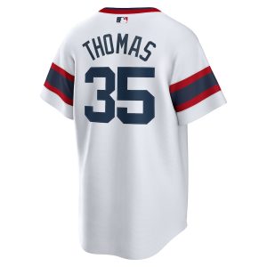 Men’s Chicago White Sox Frank Thomas Nike White Home Cooperstown Collection Player Jersey