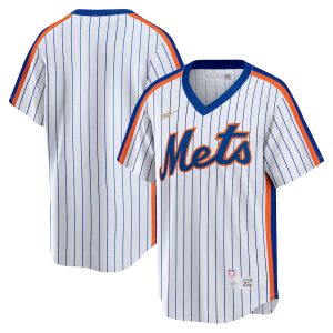 Men’s New York Mets Nike White Home Cooperstown Collection Team Jersey