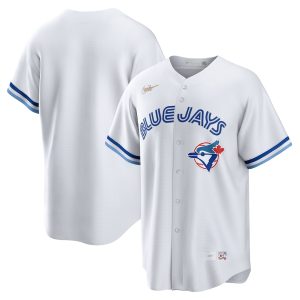 Men’s Toronto Blue Jays Nike White Home Cooperstown Collection Team Jersey