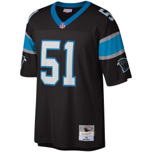 Men’s Carolina Panthers Sam Mills Mitchell & Ness Black Legacy Replica Jersey