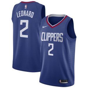 Men’s LA Clippers Kawhi Leonard Nike Blue 2019/20 Swingman Jersey – Icon Edition