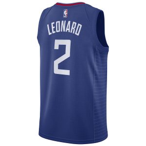 Men’s LA Clippers Kawhi Leonard Nike Blue 2019/20 Swingman Jersey – Icon Edition