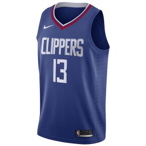 Men’s LA Clippers Paul George Nike Blue 2019/20 Swingman Jersey – Icon Edition