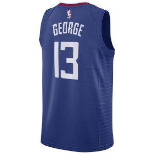 Men’s LA Clippers Paul George Nike Blue 2019/20 Swingman Jersey – Icon Edition