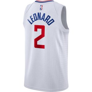 Men’s LA Clippers Kawhi Leonard Nike White 2019/2020 Swingman Jersey – Association Edition