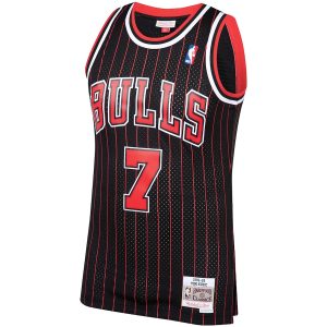 Men’s Chicago Bulls Toni Kukoc Mitchell & Ness Black 1995/96 Hardwood Classics Swingman Jersey