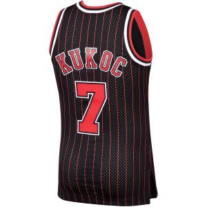 Men’s Chicago Bulls Toni Kukoc Mitchell & Ness Black 1995/96 Hardwood Classics Swingman Jersey