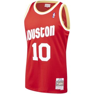 Men’s Houston Rockets Sam Cassell Mitchell & Ness Red 1993/94 Hardwood Classics Swingman Jersey