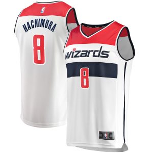 Men’s Washington Wizards Rui Hachimura Fanatics Branded White Fast Break Replica Player Jersey – Association Edition