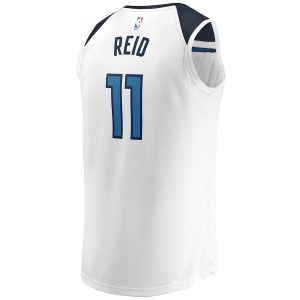 Men’s Minnesota Timberwolves Naz Reid Fanatics Branded White Fast Break Replica Player Jersey – Association Edition