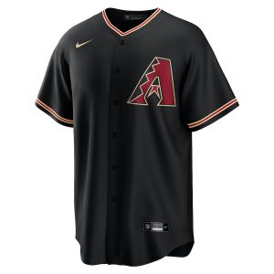 Men’s Arizona Diamondbacks Nike Black Alternate Replica Team Jersey