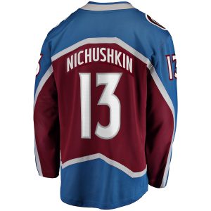 Men’s Colorado Avalanche Valeri Nichushkin Fanatics Branded Burgundy Breakaway Player Jersey