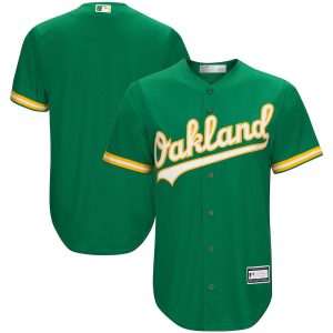 Men’s Oakland Athletics Kelly Green Big & Tall Replica Team Jersey