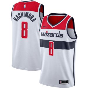 Men’s Washington Wizards Rui Hachimura Nike White 2020/21 Swingman Jersey – Association Edition