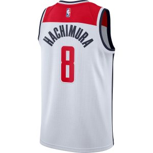 Men’s Washington Wizards Rui Hachimura Nike White 2020/21 Swingman Jersey – Association Edition