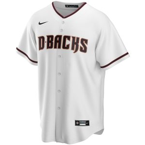 Men’s Arizona Diamondbacks Nike White Home Replica Custom Jersey