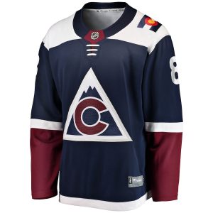 Men’s Colorado Avalanche Cale Makar Fanatics Branded Navy Alternate Premier Breakaway Player Jersey