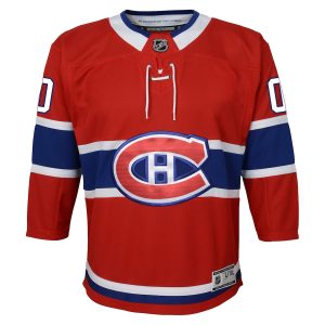 Youth Montreal Canadiens Red Home Premier Custom Jersey