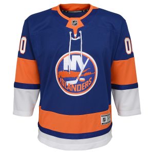 Youth New York Islanders Blue Home Premier Custom Jersey