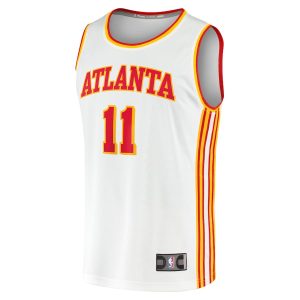 Men’s Atlanta Hawks Trae Young Fanatics Branded White Fast Break Player Jersey – Association Edition