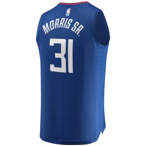 Men’s LA Clippers Marcus Morris Fanatics Branded Royal Fast Break Road Player Jersey