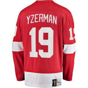 Men’s Detroit Red Wings Steve Yzerman Fanatics Branded Red Premier Breakaway Retired Player Jersey