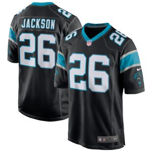 Men’s Carolina Panthers Donte Jackson Nike Black Game Jersey