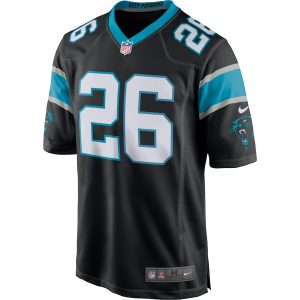 Men’s Carolina Panthers Donte Jackson Nike Black Game Jersey