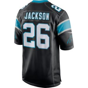 Men’s Carolina Panthers Donte Jackson Nike Black Game Jersey