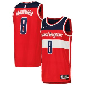 Men’s Washington Wizards Rui Hachimura Nike Red Swingman Jersey