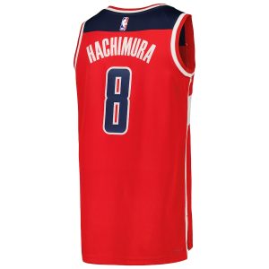 Men’s Washington Wizards Rui Hachimura Nike Red Swingman Jersey