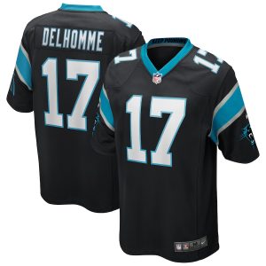 Men’s Carolina Panthers Jake Delhomme Nike Black Game Retired Player Jersey