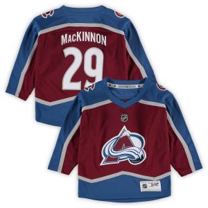 Toddler Colorado Avalanche Nathan MacKinnon Burgundy Home Replica Player Jersey