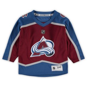 Toddler Colorado Avalanche Nathan MacKinnon Burgundy Home Replica Player Jersey