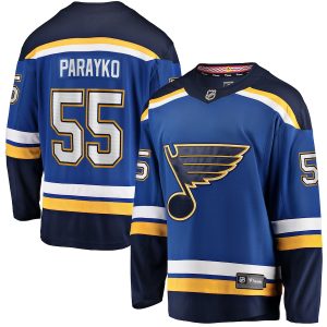 Men’s St. Louis Blues Colton Parayko Fanatics Branded Blue Home Breakaway Player Jersey