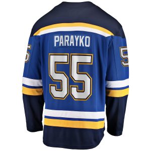 Men’s St. Louis Blues Colton Parayko Fanatics Branded Blue Home Breakaway Player Jersey