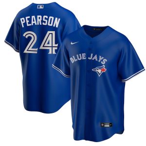 Men’s Toronto Blue Jays Nate Pearson Nike Royal Replica Player Name Jersey