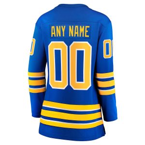 Women’s Buffalo Sabres Fanatics Branded Royal Home Breakaway Custom Jersey