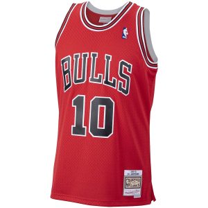 Men’s Chicago Bulls B. J. Armstrong Mitchell & Ness Red 2001/02 Hardwood Classics Swingman Jersey