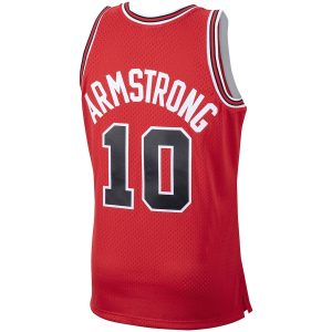 Men’s Chicago Bulls B. J. Armstrong Mitchell & Ness Red 2001/02 Hardwood Classics Swingman Jersey