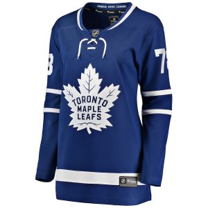 Women’s Toronto Maple Leafs TJ Brodie Fanatics Branded Blue Breakaway Player Jersey