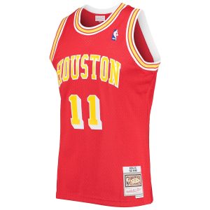 Men’s Houston Rockets Yao Ming Mitchell & Ness Red 2004/05 Hardwood Classics Swingman Jersey