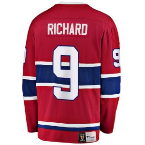 Men’s Montreal Canadiens Maurice Richard Fanatics Branded Red Premier Breakaway Retired Player Jersey