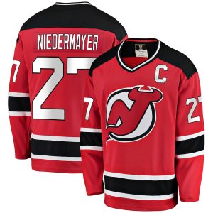 Men’s New Jersey Devils Scott Niedermayer Fanatics Branded Red Premier Breakaway Retired Player Jersey